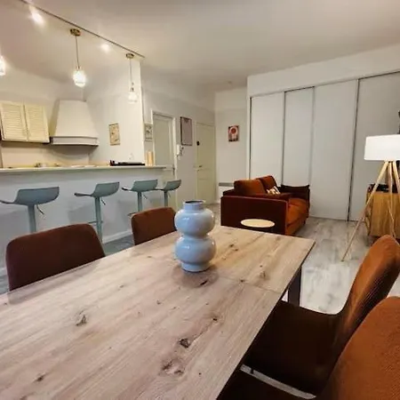 Appartamento Grand T2 Avec Clim Balcon Wifi Perpignano